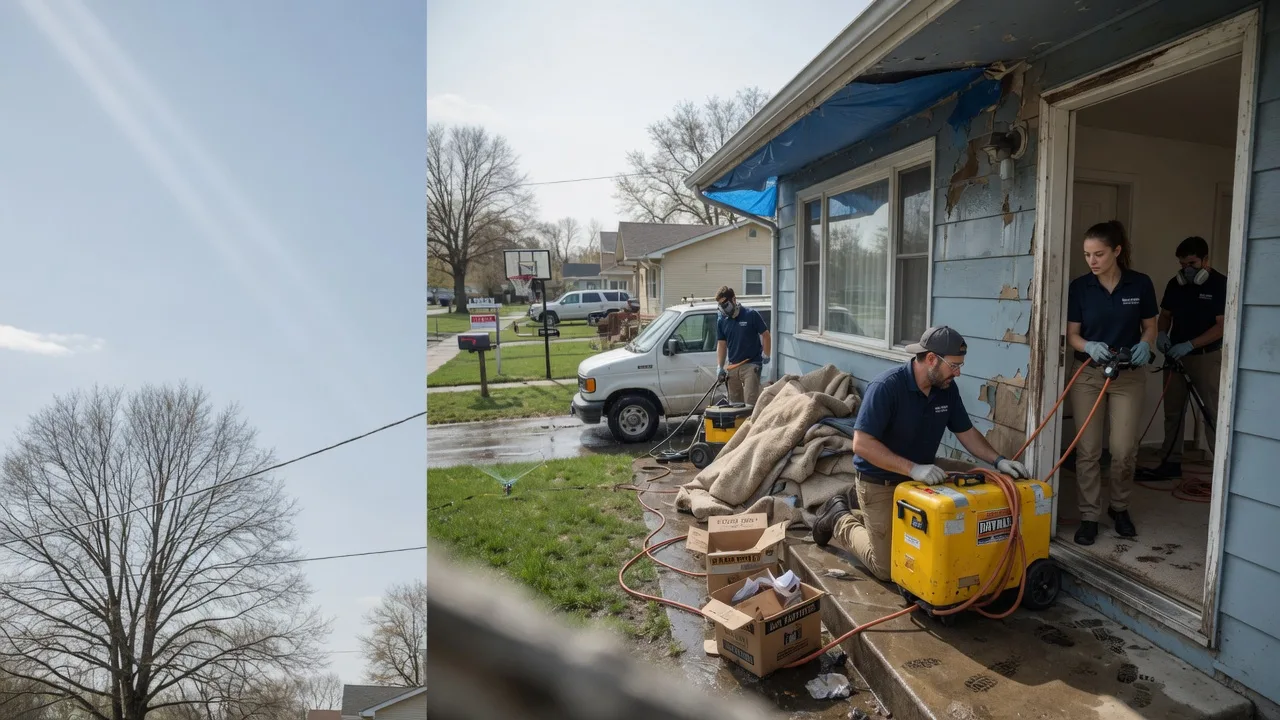 Basement Flood Cleanup in West Point, IA near me